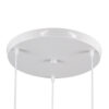 LEDTM® TRIANGLE 00617 Μοντέρνο Κρεμαστό Φωτιστικό Οροφής με Ντουί 3 x E27 AC 220-240V IP20 - Λευκό - Μ49 x Π49 x Y130cm - Image 10
