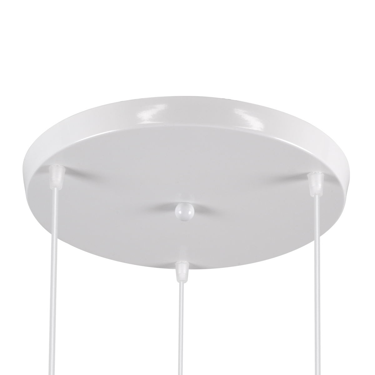 LEDTM® TRIANGLE 00617 Μοντέρνο Κρεμαστό Φωτιστικό Οροφής με Ντουί 3 x E27 AC 220-240V IP20 - Λευκό - Μ49 x Π49 x Y130cm - Image 10