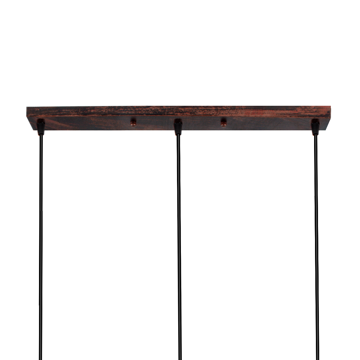 LEDTM® TRIANGLE 00623 Μοντέρνο Κρεμαστό Φωτιστικό Οροφής με Ντουί 3 x E27 AC 220-240V IP20 - Χάλκινο - Μ70 x Π22 x Y130cm - Image 10