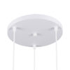 LEDTM® DILLON 00627 Μοντέρνο Κρεμαστό Φωτιστικό Οροφής με Ντουί 3 x E27 AC 220-240V IP20 - Λευκό & Μπεζ - Μ26 x Π26 x Υ130cm - Image 8