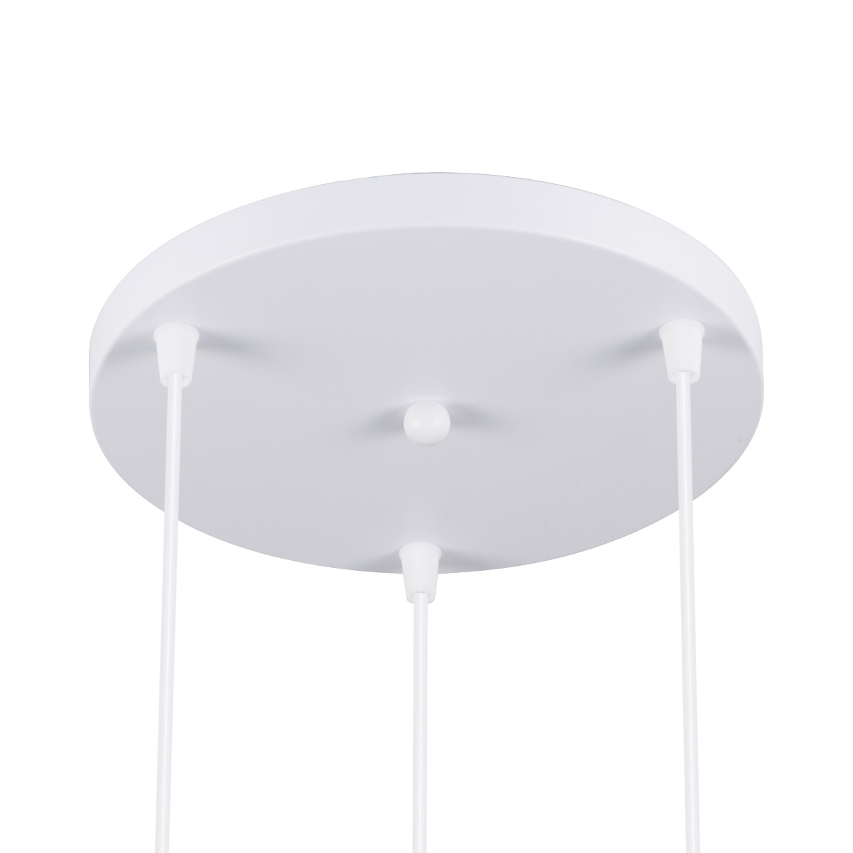 LEDTM® DILLON 00627 Μοντέρνο Κρεμαστό Φωτιστικό Οροφής με Ντουί 3 x E27 AC 220-240V IP20 - Λευκό & Μπεζ - Μ26 x Π26 x Υ130cm - Image 8