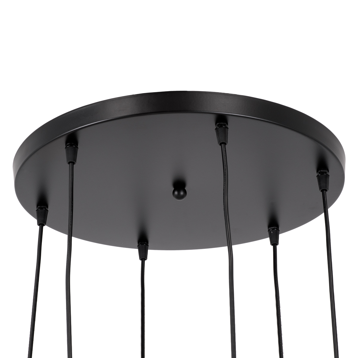 LEDTM® DILLON 00628 Μοντέρνο Κρεμαστό Φωτιστικό Οροφής με Ντουί 6 x E27 AC 220-240V IP20 - Μαύρο & Μπεζ - Μ52 x Π52 x Y130cm - Image 8