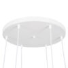 LEDTM® DILLON 00629 Μοντέρνο Κρεμαστό Φωτιστικό Οροφής με Ντουί 6 x E27 AC 220-240V IP20 - Λευκό & Μπεζ - Μ52 x Π52 x Y130cm - Image 8