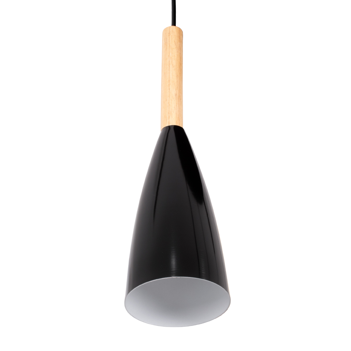 LEDTM® DILLON 00630 Μοντέρνο Κρεμαστό Φωτιστικό Οροφής με Ντουί 3 x E27 AC 220-240V IP20 - Μαύρο & Μπεζ - Μ54 x Π14 x Υ130cm - Image 6