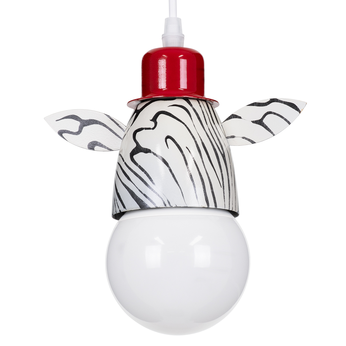 LEDTM® ZEBRA 00639 Παιδικό Κρεμαστό Φωτιστικό Οροφής με Ντουί 1 x E27 AC 220-240V IP20 - Πολύχρωμο - Μ19 x Π10.5 x Υ13.5cm - Image 6