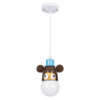LEDTM® MONKEY 00640 Παιδικό Κρεμαστό Φωτιστικό Οροφής με Ντουί 1 x E27 AC 220-240V IP20 - Πολύχρωμο - Μ14.5 x Π10.5 x Υ13.5cm - Image 4