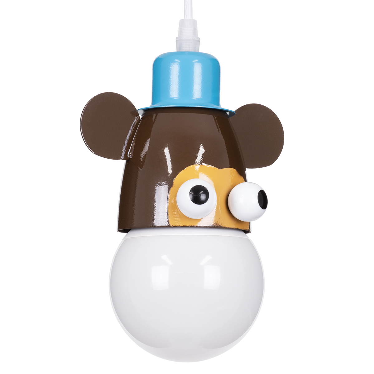 LEDTM® MONKEY 00640 Παιδικό Κρεμαστό Φωτιστικό Οροφής με Ντουί 1 x E27 AC 220-240V IP20 - Πολύχρωμο - Μ14.5 x Π10.5 x Υ13.5cm - Image 5