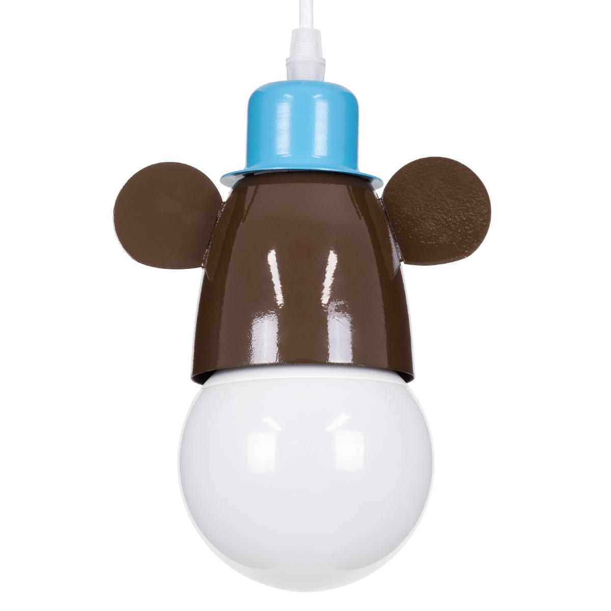 LEDTM® MONKEY 00640 Παιδικό Κρεμαστό Φωτιστικό Οροφής με Ντουί 1 x E27 AC 220-240V IP20 - Πολύχρωμο - Μ14.5 x Π10.5 x Υ13.5cm - Image 6