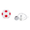LEDTM® FOOTBALL 00642 Παιδικό Κρεμαστό Φωτιστικό Οροφής με Ντουί 1 x E27 AC 220-240V IP20 - Λευκό & Κόκκινο - Μ15 x Π15 x Y18cm - Image 8