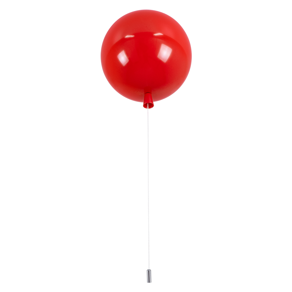 LEDTM® BALLOON 00652 Παιδικό Φωτιστικό Οροφής με Ντουί 1 x E27 AC 220-240V IP20 - Κόκκινο - Μ30 x Π30 x Υ33cm - Image 4