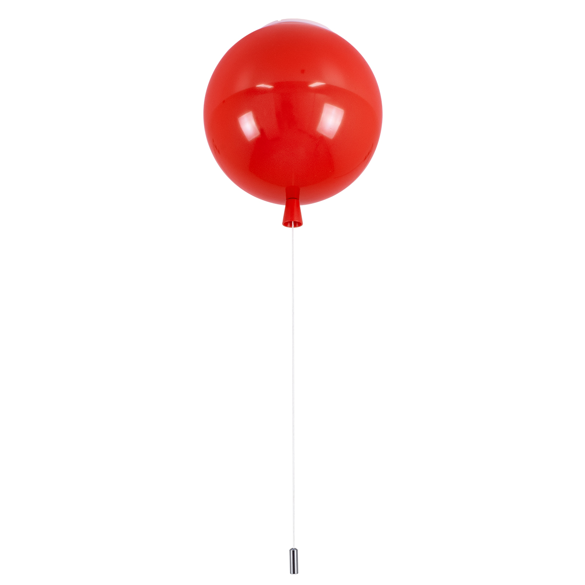 LEDTM® BALLOON 00652 Παιδικό Φωτιστικό Οροφής με Ντουί 1 x E27 AC 220-240V IP20 - Κόκκινο - Μ30 x Π30 x Υ33cm - Image 5