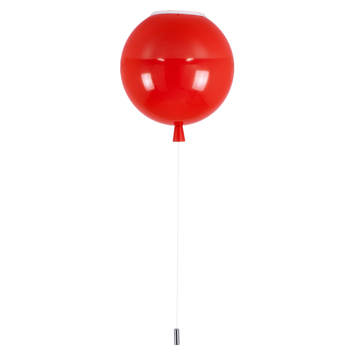 LEDTM® BALLOON 00652 Παιδικό Φωτιστικό Οροφής με Ντουί 1 x E27 AC 220-240V IP20 - Κόκκινο - Μ30 x Π30 x Υ33cm - Image 6