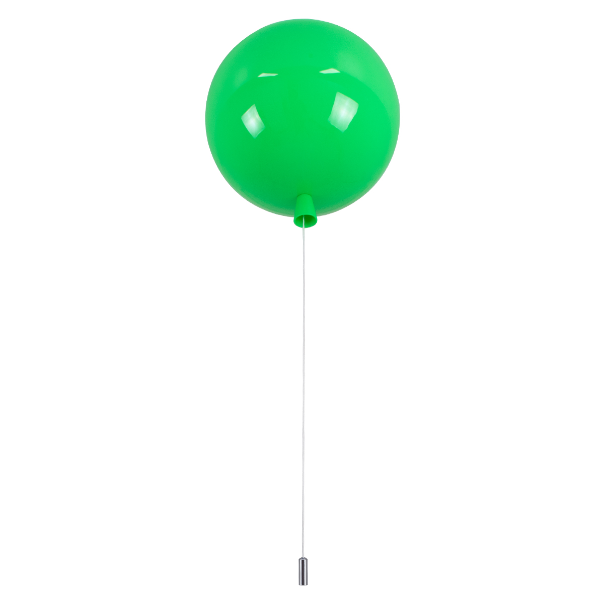 LEDTM® BALLOON 00653 Παιδικό Φωτιστικό Οροφής με Ντουί 1 x E27 AC 220-240V IP20 - Πράσινο - Μ30 x Π30 x Υ33cm - Image 4