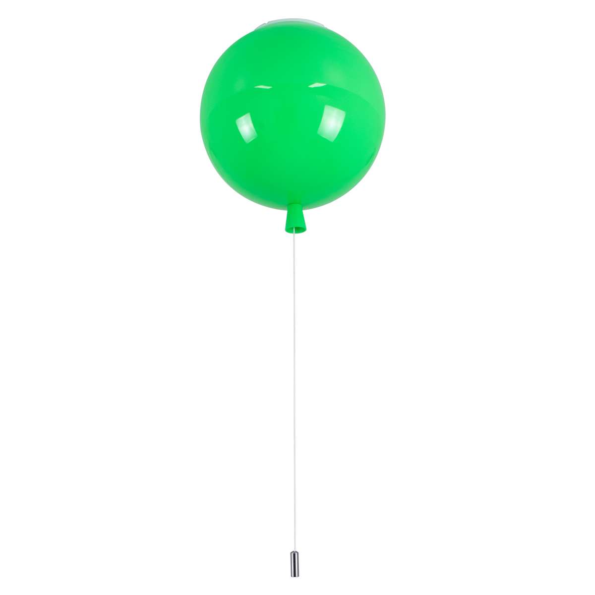 LEDTM® BALLOON 00653 Παιδικό Φωτιστικό Οροφής με Ντουί 1 x E27 AC 220-240V IP20 - Πράσινο - Μ30 x Π30 x Υ33cm - Image 5