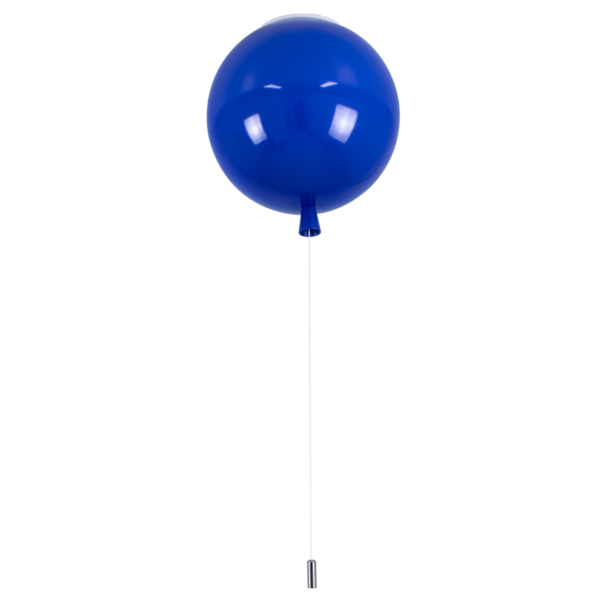 LEDTM® BALLOON 00654 Παιδικό Φωτιστικό Οροφής με Ντουί 1 x E27 AC 220-240V IP20 - Μπλε - Μ30 x Π30 x Υ33cm - Image 5