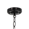LEDTM® DARCY 00655 Vintage Κρεμαστό Φωτιστικό Οροφής με Ντουί 1 x E27 AC 220-240V IP20 - Μαύρο - Μ15.5 x Π15.5 x Υ32.5cm - Image 8