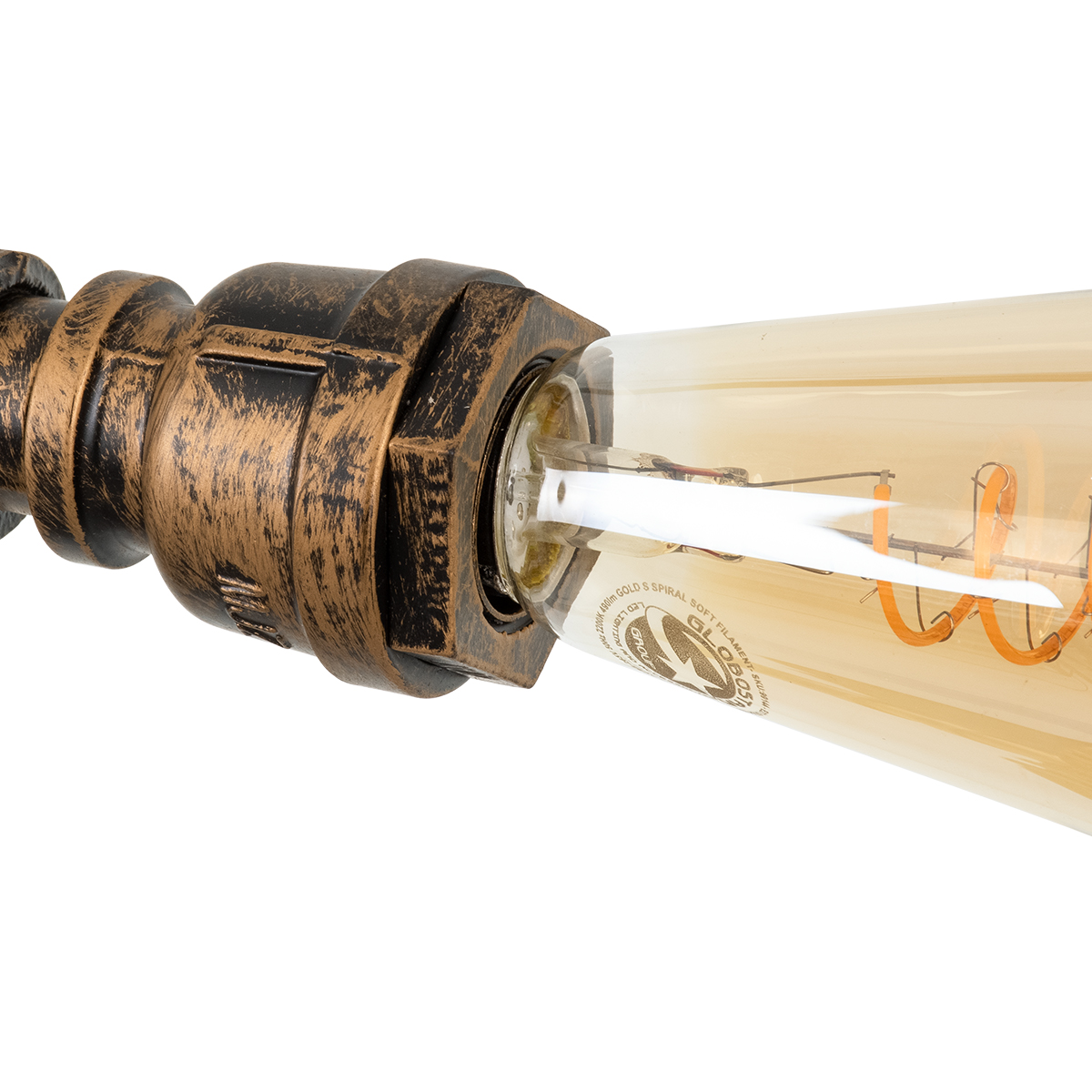 LEDTM® SWIFTWALKER 00660 Vintage Κρεμαστό Φωτιστικό Οροφής με Ντουί 3 x E27 AC 220-240V IP20 - Χάλκινο & Κόκκινο - Μ85 x Π29.5 x Υ55cm - Image 15