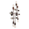 LEDTM® PIPING 00668-1 Vintage Φωτιστικό Οροφής με Ντουί 12 x E27 AC 220-240V IP20 - Χάλκινο - Μ78.5 x Π9.5 x Υ64cm - Image 5