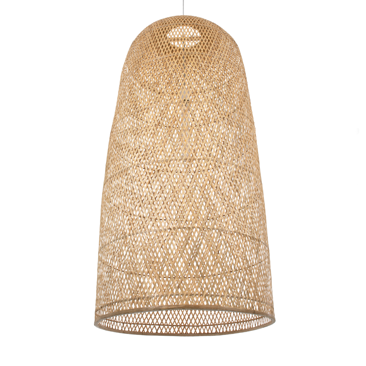 LEDTM® CALERO 00670 Boho Κρεμαστό Φωτιστικό Οροφής με Ντουί 1 x E27 AC 220-240V IP20 - Μπεζ - Μ60 x Π60 x Y120cm - Image 6