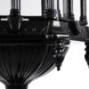 LEDTM® DARCY 00672 Vintage Κρεμαστό Φωτιστικό Οροφής με Ντουί 1 x E27 AC 220-240V IP20 - Μαύρο & Διάφανο - Μ35 x Π35 x Υ61cm - Image 8