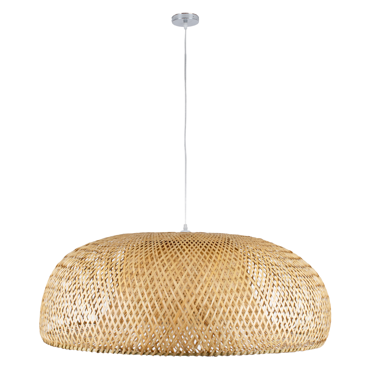 LEDTM® SAN TROPEZ 00673 Boho Κρεμαστό Φωτιστικό Οροφής με Ντουί 1 x E27 AC 220-240V IP20 - Μπεζ - Μ100 x Π100 x Y35cm - Image 4