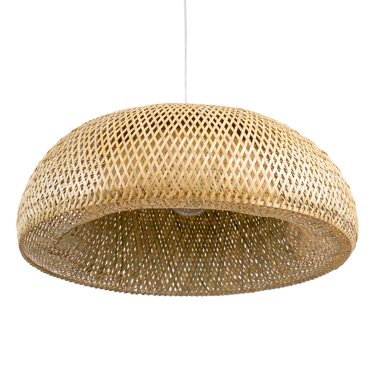 LEDTM® SAN TROPEZ 00674 Boho Κρεμαστό Φωτιστικό Οροφής με Ντουί 1 x E27 AC 220-240V IP20 - Μπεζ - Μ80 x Π80 x Y28cm - Image 6