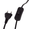 LEDTM® MOUSE 00675 Vintage Επιτραπέζιο Φωτιστικό Πορτατίφ με Ντουί 1 x E12 AC 220-240V IP20 - Μαύρο - Μ13 x Π4 x Υ7cm - Image 6
