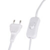 LEDTM® MOUSE 00676 Vintage Επιτραπέζιο Φωτιστικό Πορτατίφ με Ντουί 1 x E12 AC 220-240V IP20 - Λευκό - Μ13 x Π4 x Υ7cm - Image 6