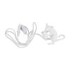 LEDTM® MOUSE 00679 Vintage Επιτραπέζιο Φωτιστικό Πορτατίφ με Ντουί 1 x E12 AC 220-240V IP20 - Λευκό - Μ12 x Π4 x Υ10cm - Image 7