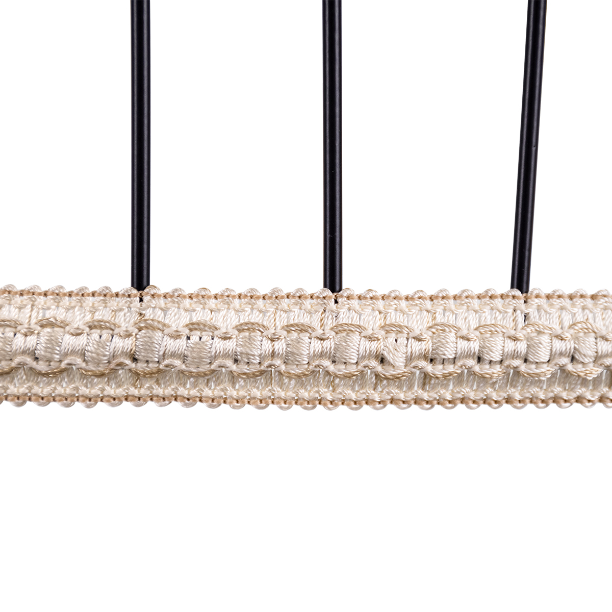 LEDTM® NEVIS 00681 Μοντέρνο Κρεμαστό Φωτιστικό Οροφής με Ντουί 1 x E27 AC 220-240V IP20 - Μαύρο & Μπεζ - Μ49 x Π49 x Υ34.5cm - Image 10