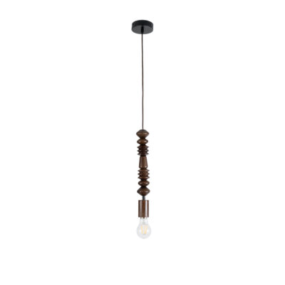 Alternative view of LEDTM® BEADS 00693 Vintage Κρεμαστό Φωτιστικό Οροφής με Ντουί 1 x E27 AC 220-240V IP20 - Καφέ - Μ5 x Π5 x Y33cm