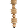 LEDTM® BEADS 00696 Vintage Κρεμαστό Φωτιστικό Οροφής με Ντουί 1 x E27 AC 220-240V IP20 - Μπεζ - Μ5 x Π5 x Υ33cm - Image 3