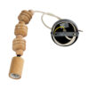 LEDTM® BEADS 00696 Vintage Κρεμαστό Φωτιστικό Οροφής με Ντουί 1 x E27 AC 220-240V IP20 - Μπεζ - Μ5 x Π5 x Υ33cm - Image 4