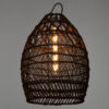 LEDTM® TAHITI 00711 Boho Κρεμαστό Φωτιστικό Οροφής με Ντουί 1 x E27 AC 220-240V IP20 - Καφέ - Μ38 x Π38 x Υ50cm - Image 3