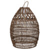LEDTM® TAHITI 00711 Boho Κρεμαστό Φωτιστικό Οροφής με Ντουί 1 x E27 AC 220-240V IP20 - Καφέ - Μ38 x Π38 x Υ50cm - Image 6