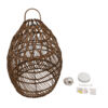 LEDTM® TAHITI 00711 Boho Κρεμαστό Φωτιστικό Οροφής με Ντουί 1 x E27 AC 220-240V IP20 - Καφέ - Μ38 x Π38 x Υ50cm - Image 9