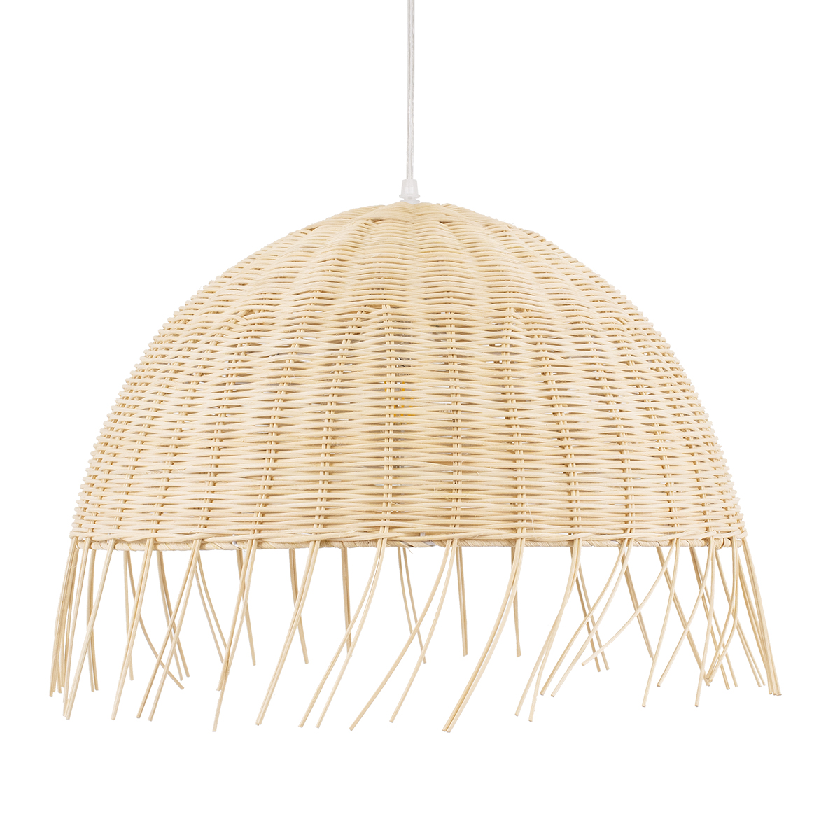LEDTM® JAKARTA 00712 Boho Κρεμαστό Φωτιστικό Οροφής με Ντουί 1 x E27 AC 220-240V IP20 - Μπεζ - Μ50 x Π50 x Υ36cm - Image 5