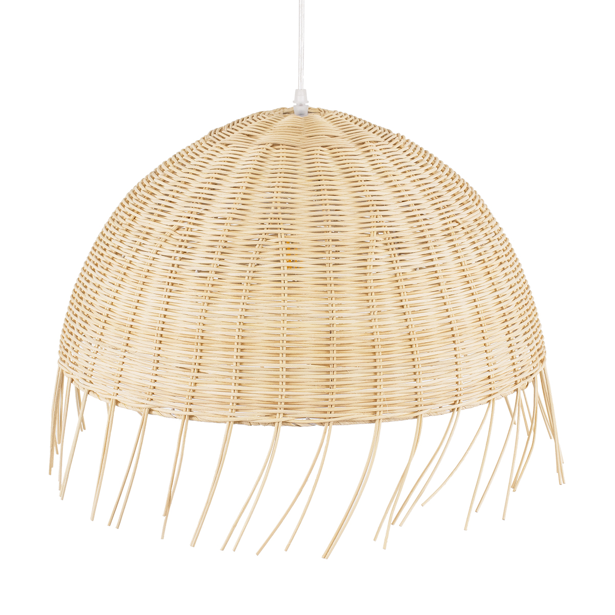 LEDTM® JAKARTA 00712 Boho Κρεμαστό Φωτιστικό Οροφής με Ντουί 1 x E27 AC 220-240V IP20 - Μπεζ - Μ50 x Π50 x Υ36cm - Image 7