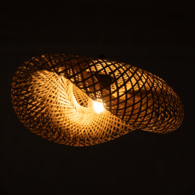Alternative view of LEDTM® MEXICO 00718 Boho Κρεμαστό Φωτιστικό Οροφής με Ντουί 1 x E27 AC 220-240V IP20 - Μπεζ - Μ40 x Π30 x Υ18cm