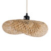 LEDTM® MEXICO 00718 Boho Κρεμαστό Φωτιστικό Οροφής με Ντουί 1 x E27 AC 220-240V IP20 - Μπεζ - Μ40 x Π30 x Υ18cm - Image 4