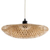 LEDTM® MEXICO 00718 Boho Κρεμαστό Φωτιστικό Οροφής με Ντουί 1 x E27 AC 220-240V IP20 - Μπεζ - Μ40 x Π30 x Υ18cm - Image 8