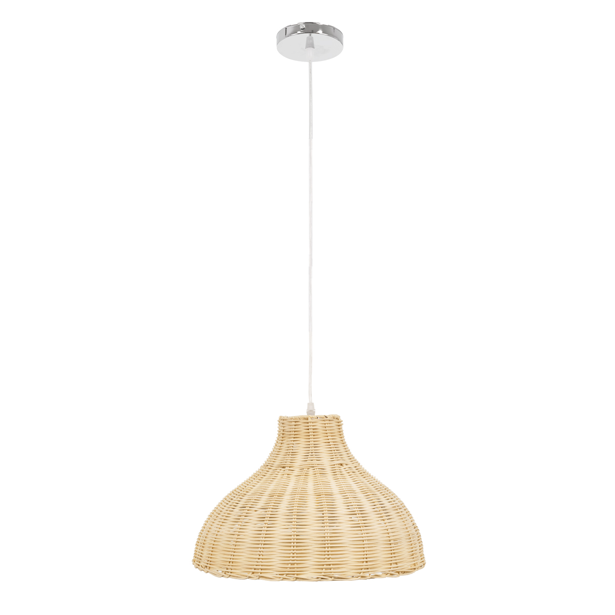 LEDTM® MAYOTTE 00724 Boho Κρεμαστό Φωτιστικό Οροφής με Ντουί 1 x E27 AC 220-240V IP20 - Μπεζ - Μ40 x Π40 x Υ28cm - Image 4