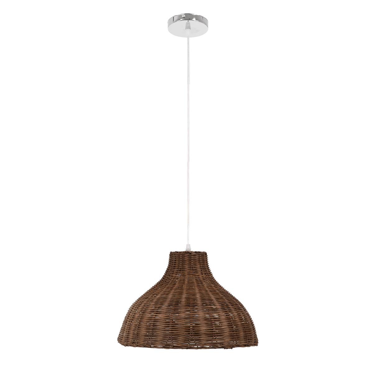 LEDTM® MAYOTTE 00725 Boho Κρεμαστό Φωτιστικό Οροφής με Ντουί 1 x E27 AC 220-240V IP20 - Καφέ - Μ40 x Π40 x Υ28cm - Image 4