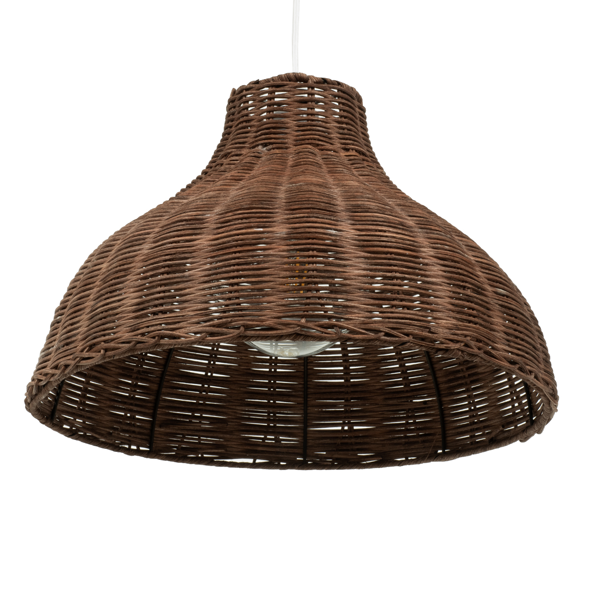 LEDTM® MAYOTTE 00725 Boho Κρεμαστό Φωτιστικό Οροφής με Ντουί 1 x E27 AC 220-240V IP20 - Καφέ - Μ40 x Π40 x Υ28cm - Image 6