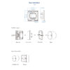 LEDTM® 73161 T13 SKYDANCE Ασύρματο DMX512 Επιτοίχιο Χειριστήριο RF 2.4Ghz 4 Group για όλα τα SKYDANCE DMX512 Controller AC 100-240V Max 0.1A - IP20  Μ8.5 x Π8.5 x Υ3.5cm - 5 Χρόνια Εγγύηση - Image 14