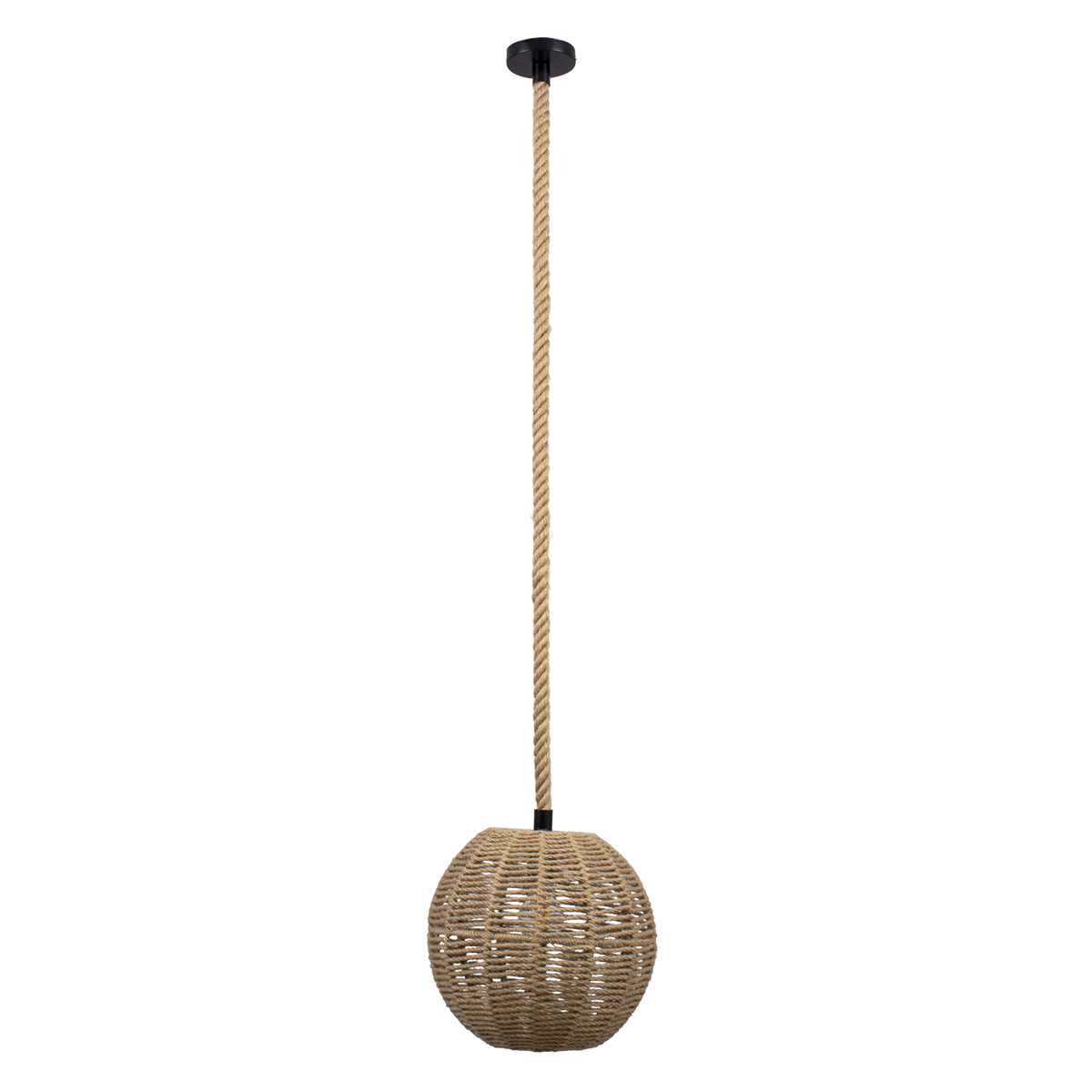 LEDTM® MANDALA 00731 Boho Κρεμαστό Φωτιστικό Οροφής με Ντουί 1 x E27 AC 220-240V IP20 - Μπεζ - Μ30 x Π30 x Y30cm - Image 4