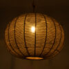 LEDTM® MANDALA 00732 Boho Κρεμαστό Φωτιστικό Οροφής με Ντουί 1 x E27 AC 220-240V IP20 - Μπεζ - Μ80 x Π80 x Υ60cm - Image 3