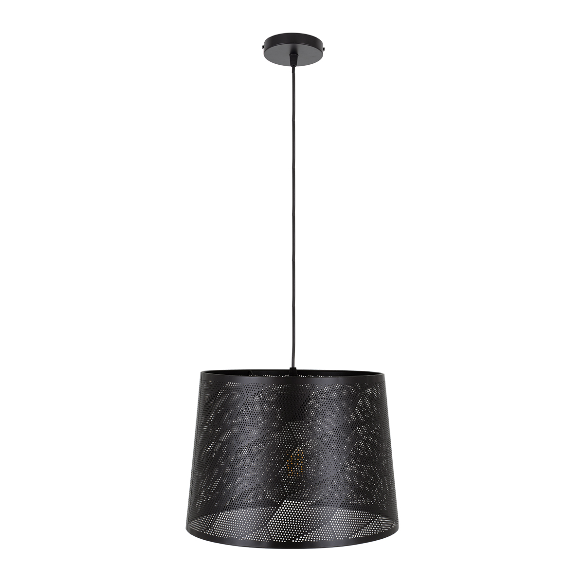 LEDTM® SPARKLE 00733 Μοντέρνο Κρεμαστό Φωτιστικό Οροφής με Ντουί 1 x E27 AC 220-240V IP20 - Μαύρο - Μ35 x Π35 x Υ26cm - Image 4