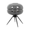 LEDTM® JAVAN 00738 Μοντέρνο Επιτραπέζιο Φωτιστικό Πορτατίφ με Ντουί 1 x E27 AC 220-240V IP20 - Μαύρο Φιμέ & Μαύρο - Μ30 x Π30 x Y40cm - Image 4