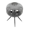 LEDTM® JAVAN 00738 Μοντέρνο Επιτραπέζιο Φωτιστικό Πορτατίφ με Ντουί 1 x E27 AC 220-240V IP20 - Μαύρο Φιμέ & Μαύρο - Μ30 x Π30 x Y40cm - Image 6